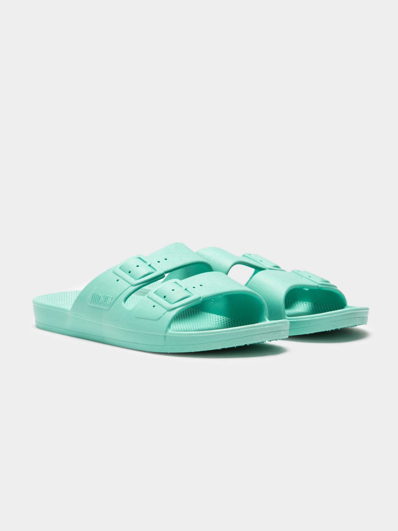 Unisex Freedom Moses Slides in Miami Teal - Glue Store