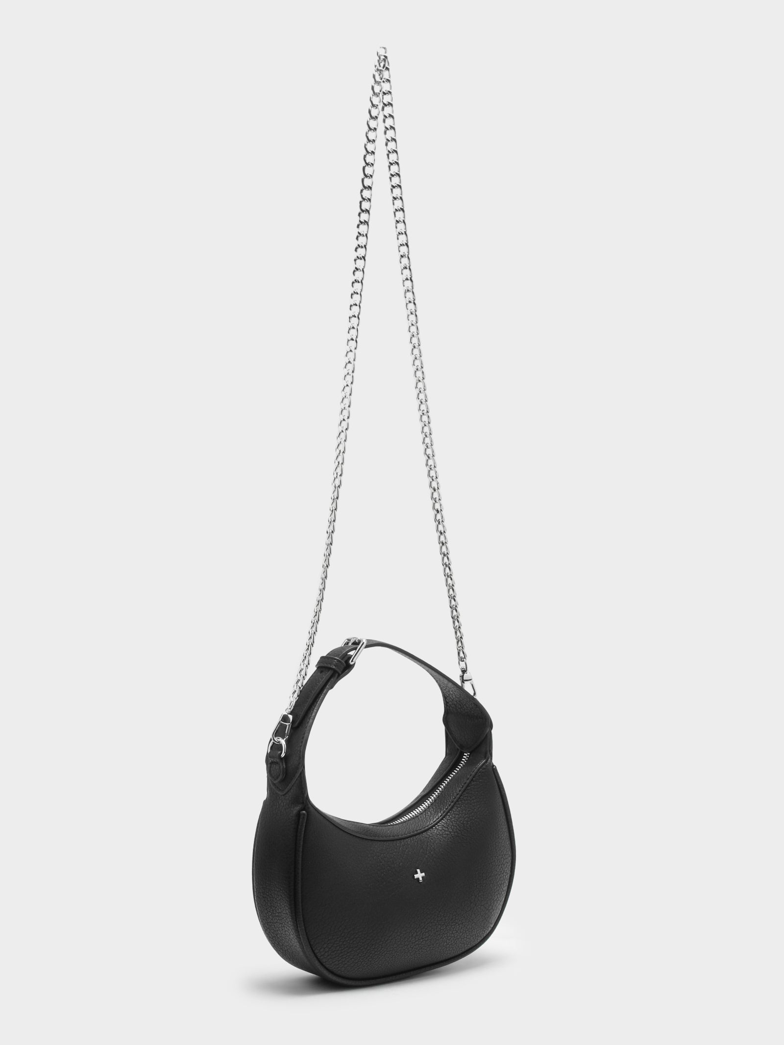 Peta and jain Em Davies Sharni Handbag in Black & Silver | Glue Store