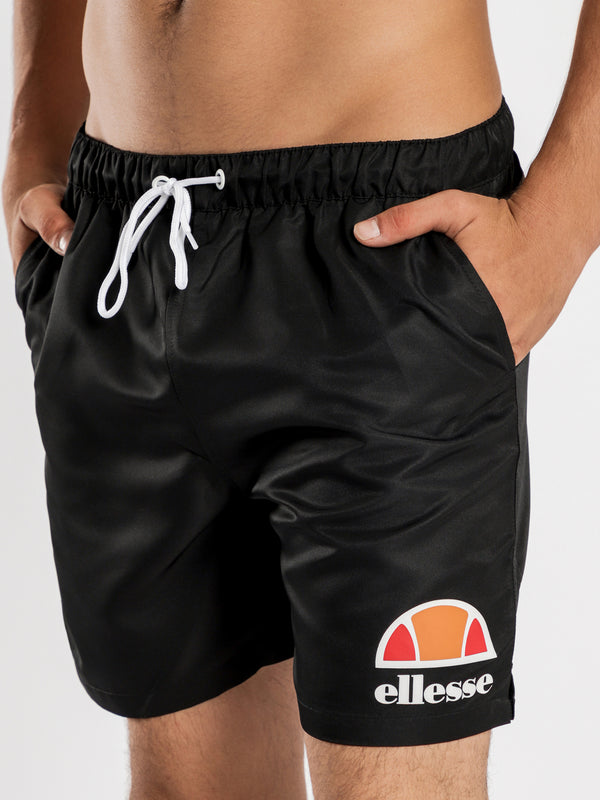 Ellesse Nadi Swim Shorts in Black Anthracite | Glue Store