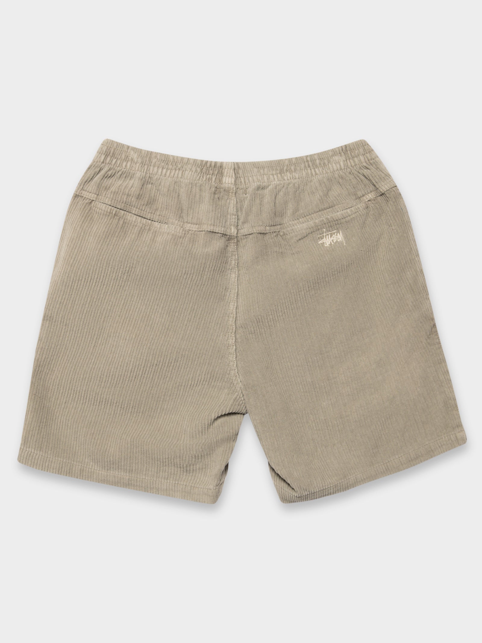 Wide Whale Corduroy Beach Shorts in Oatmeal