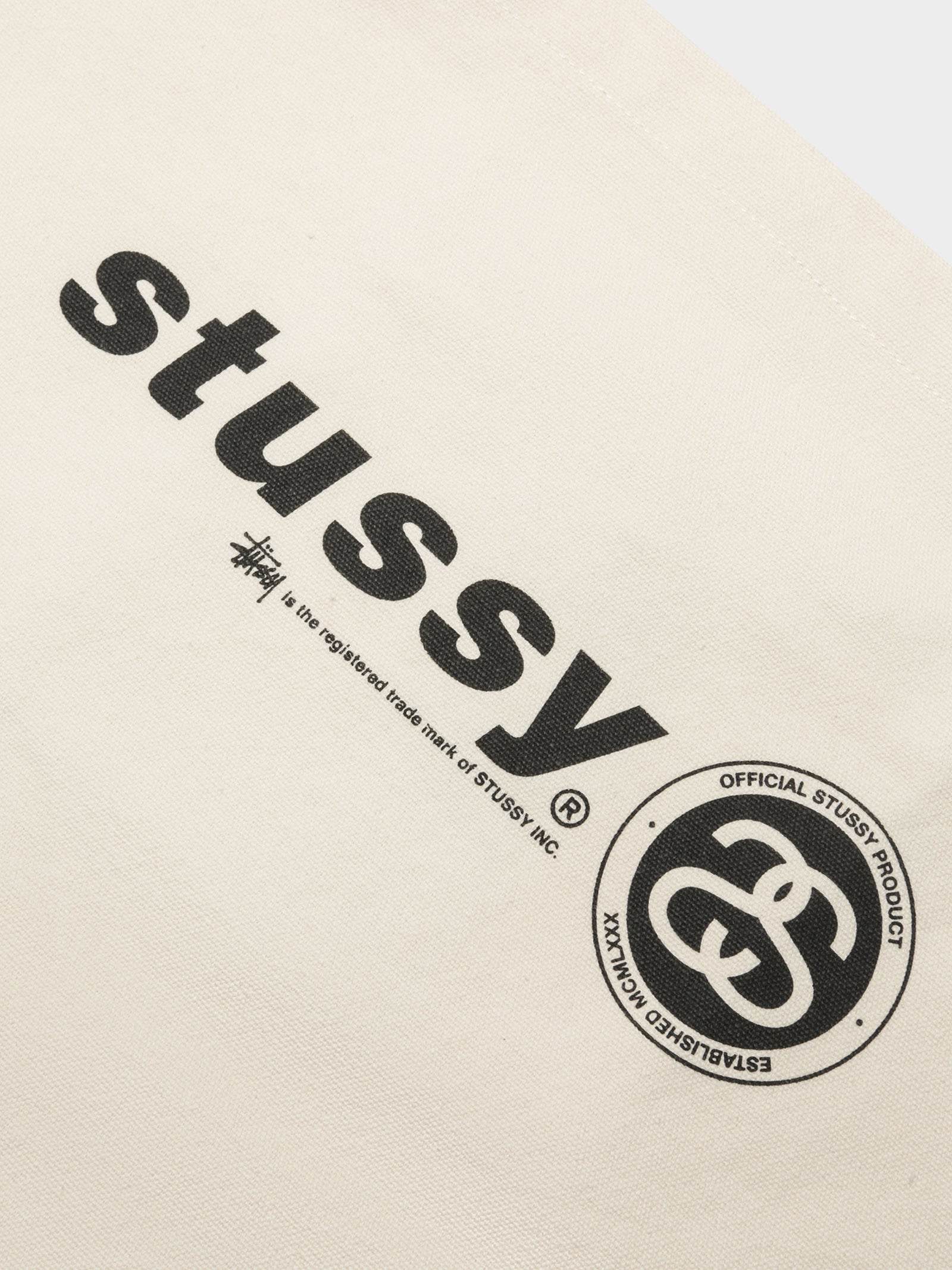 Stussy italic link tote bag hot sale