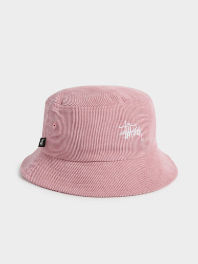 Graffiti Cord Bucket Hat in Rosette