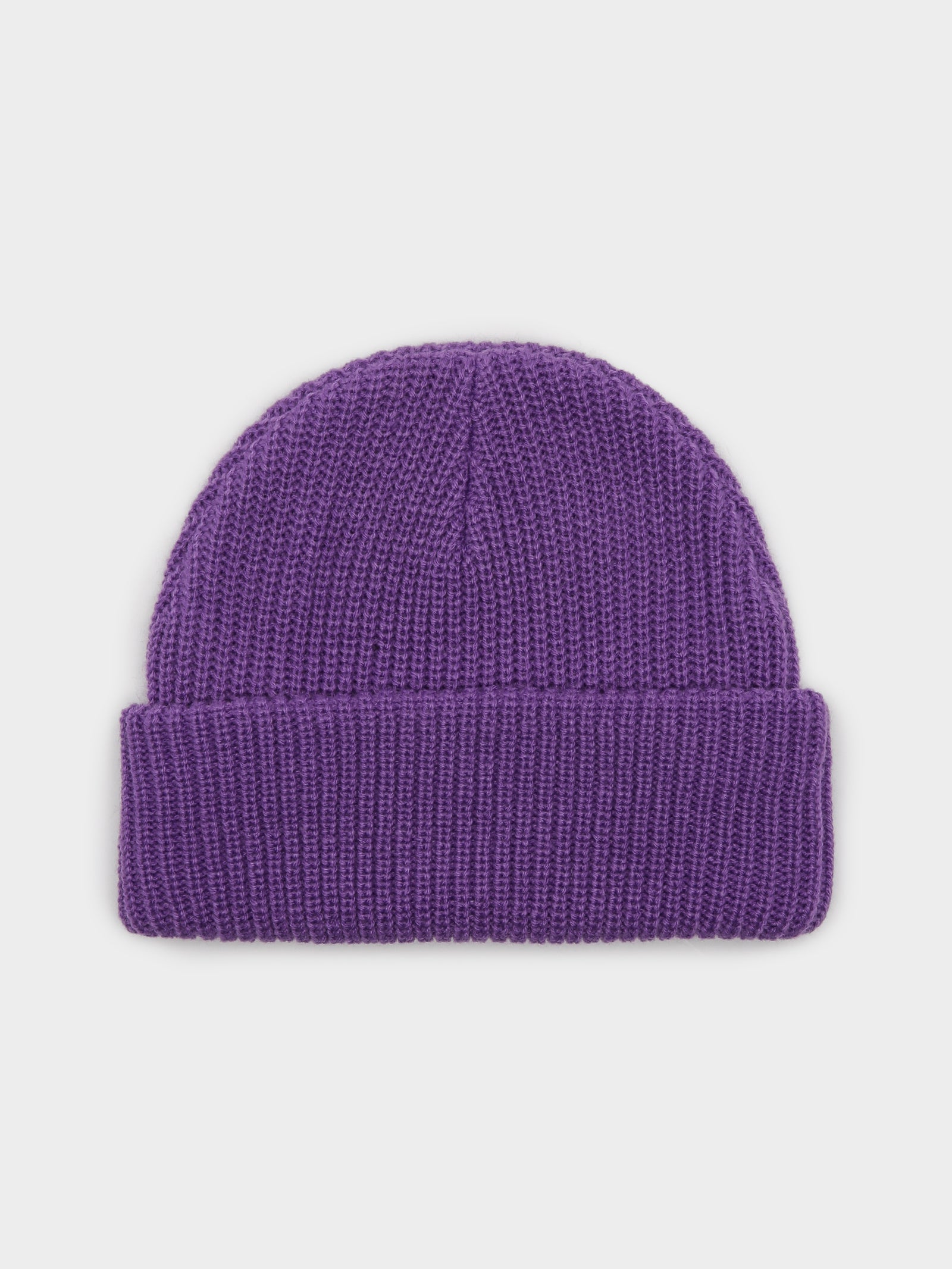 Stock Cuff Beanie in Grape