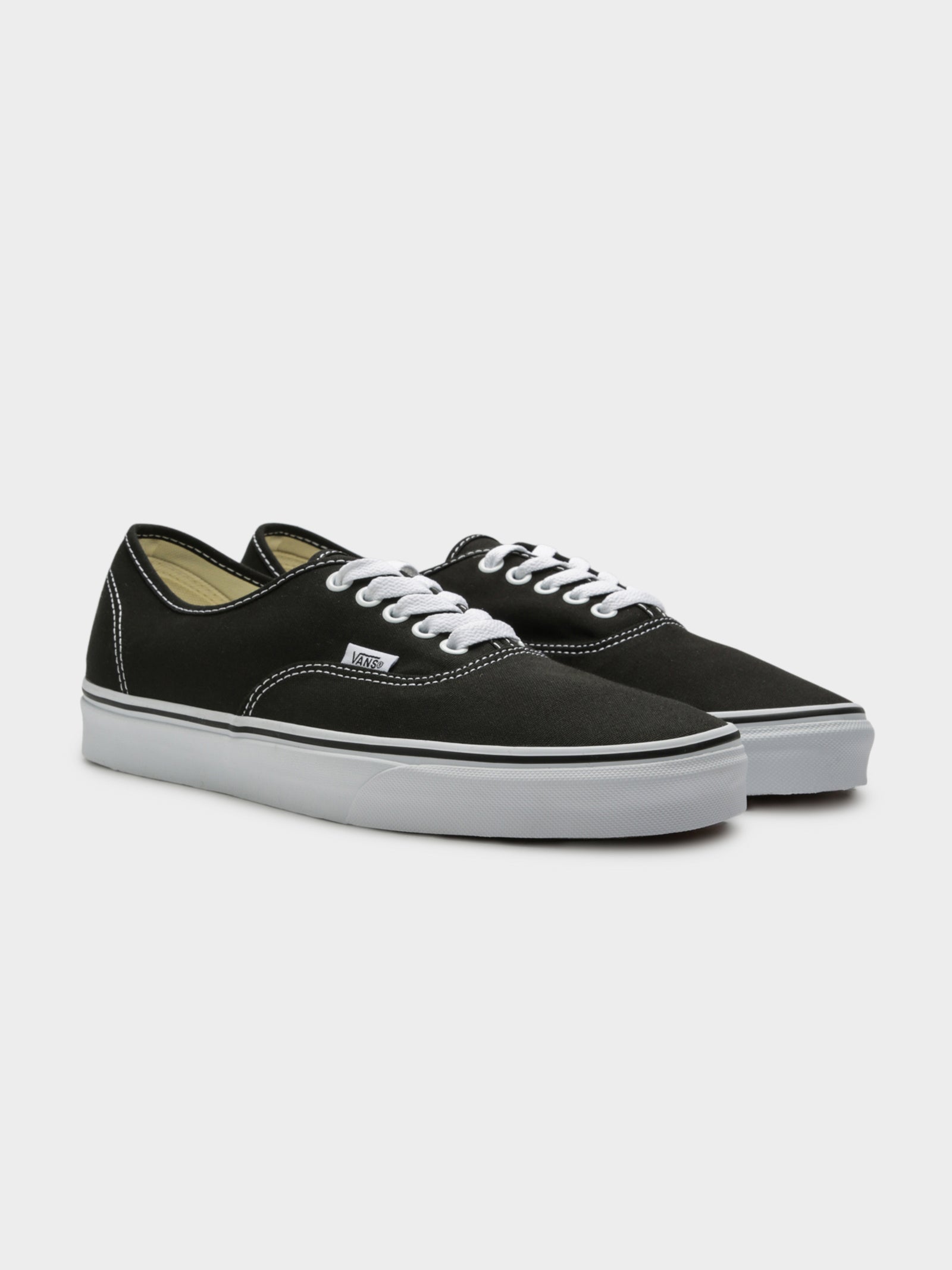 Unisex Authentic Sneakers in Black & White