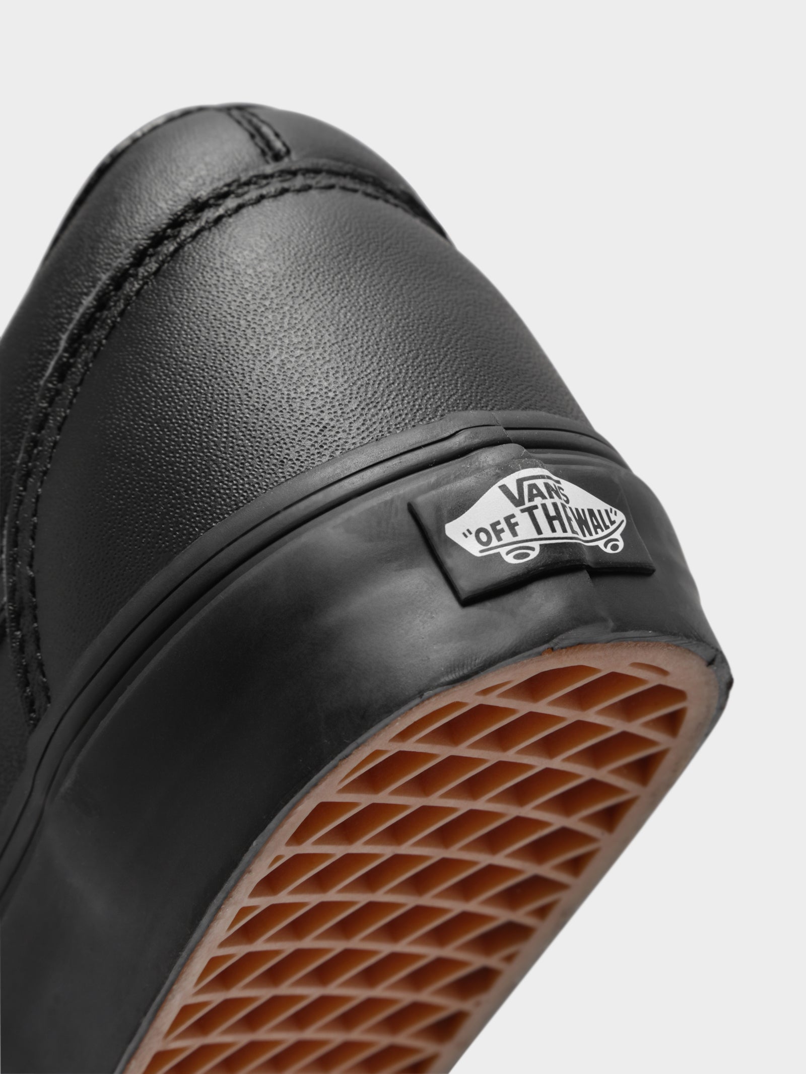 Vans triple clearance black leather