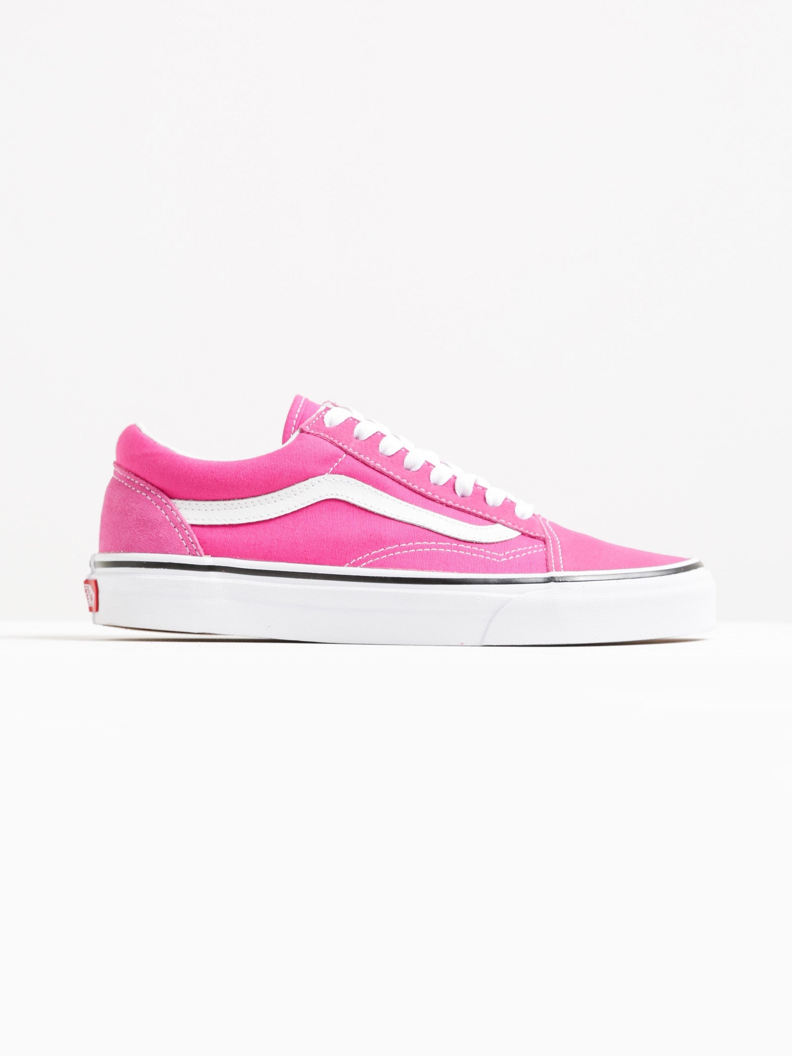 Bright pink vans old cheap skool