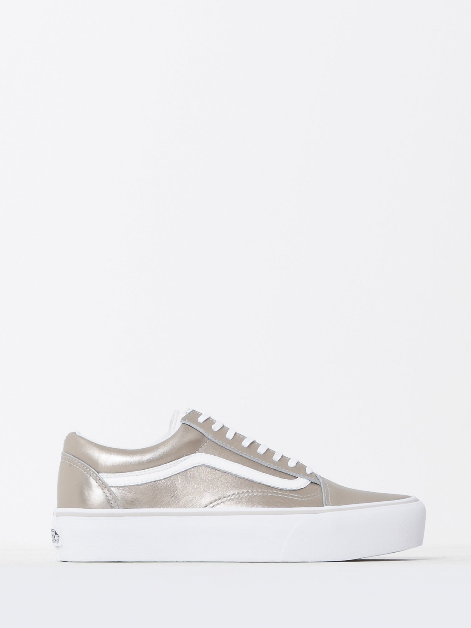 Vans old skool on sale platform gray gold