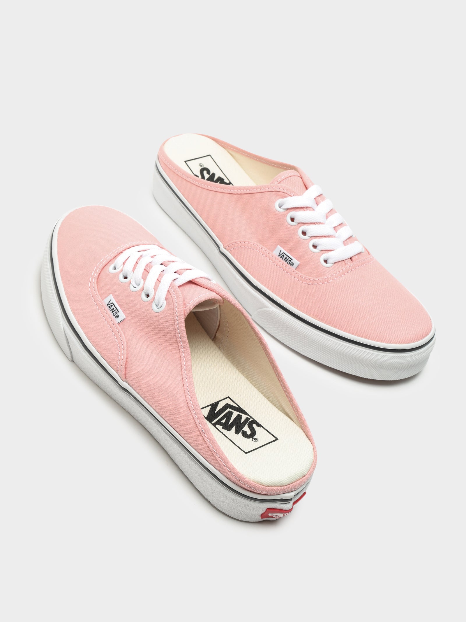 Womens Authentic Mule Slip-On Sneakers in Pink