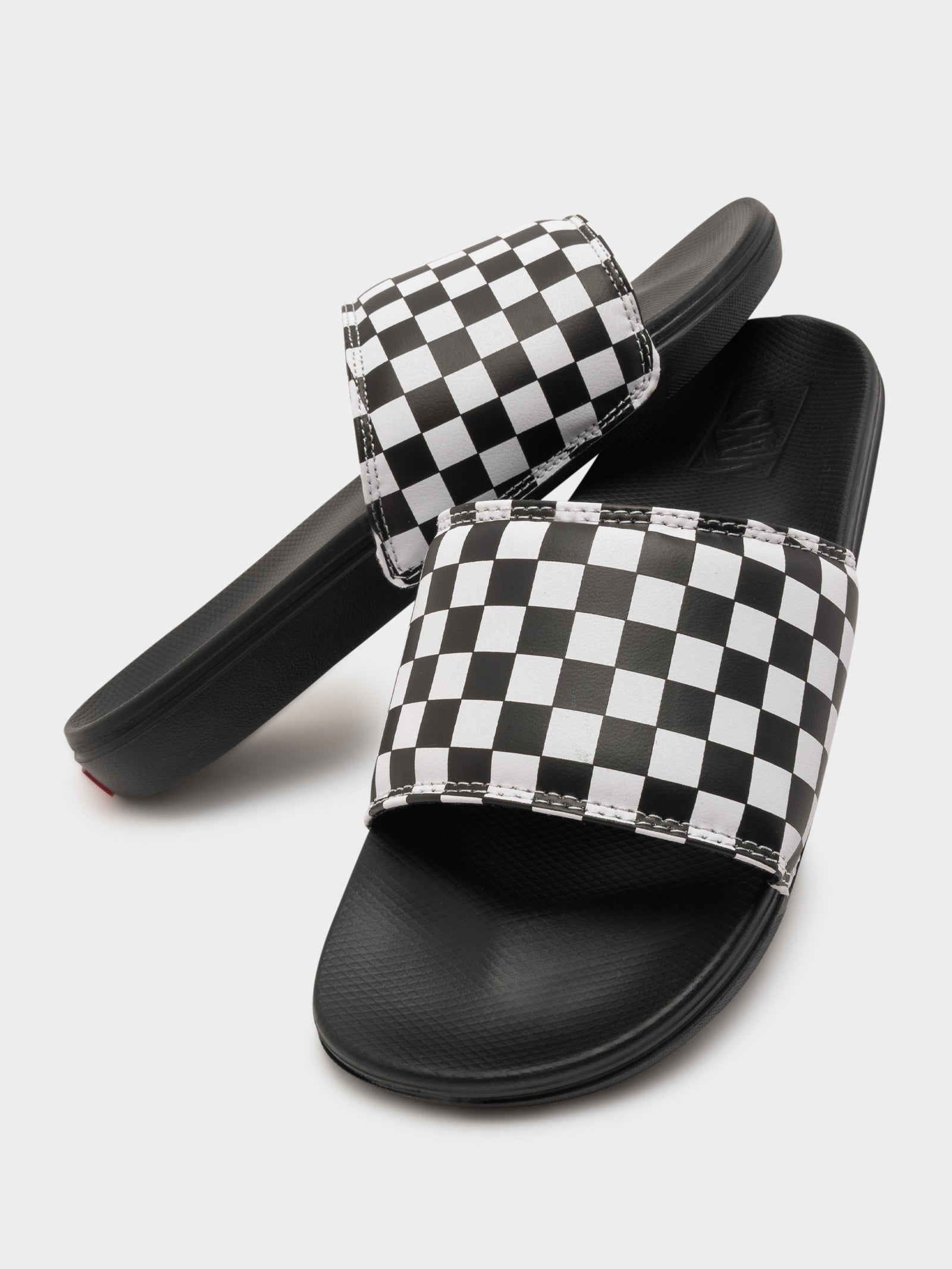 Unisex La Costa Slides in Checkerboard