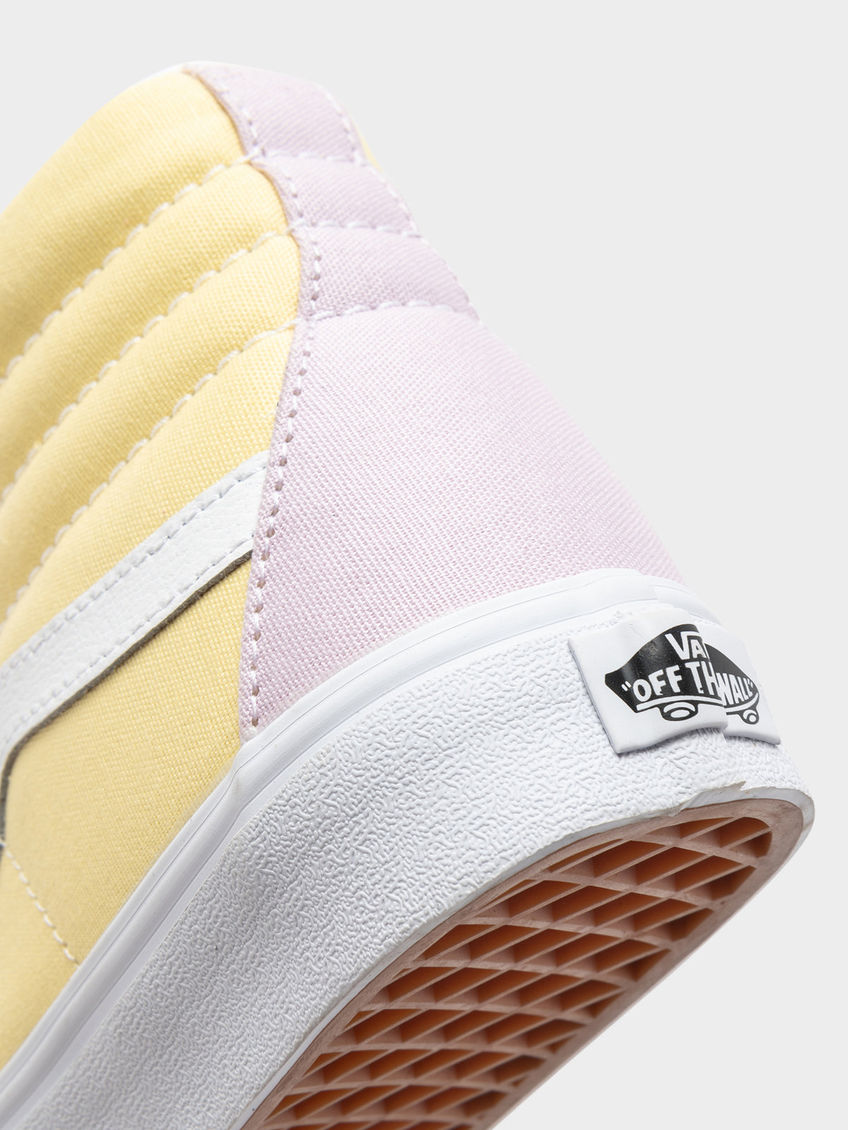 Vans Unisex Sk8 Hi in Pastel Yellow, Pink & Green | US Mens 4 / Womens 5.5