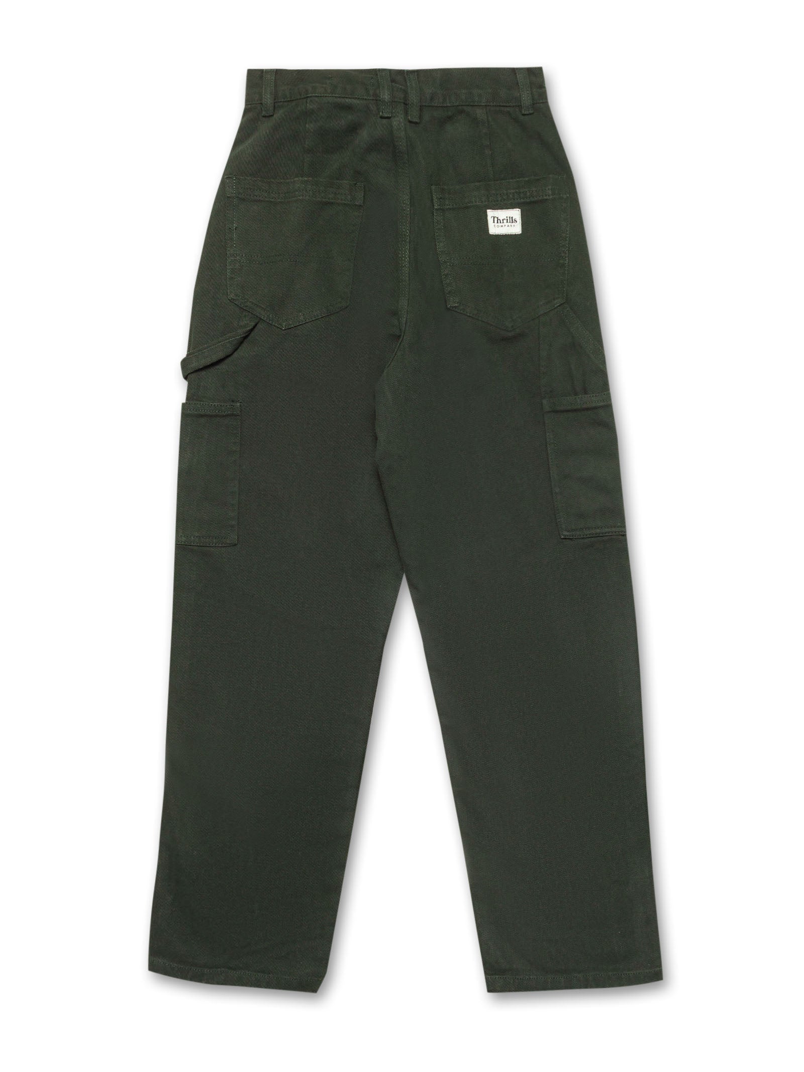 Carpenter Drill Pants in Oil Green