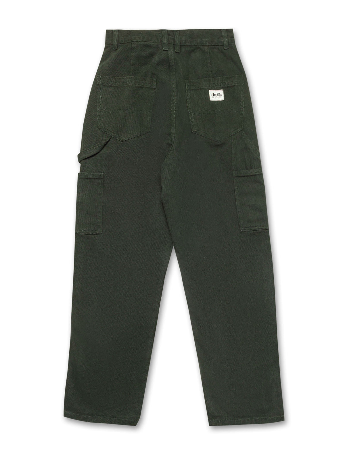 Thrills Carpenter Drill Pants in Oil Green | Oil Green