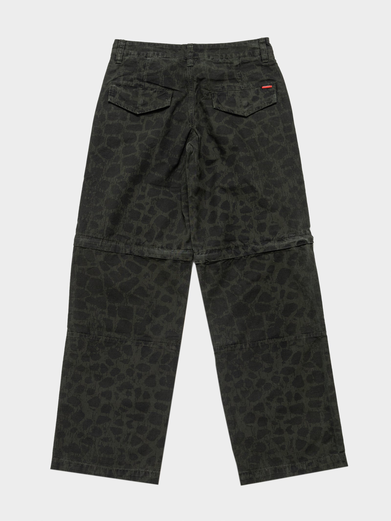 Unhallowed Zip Off Cargo Pants in Caviar