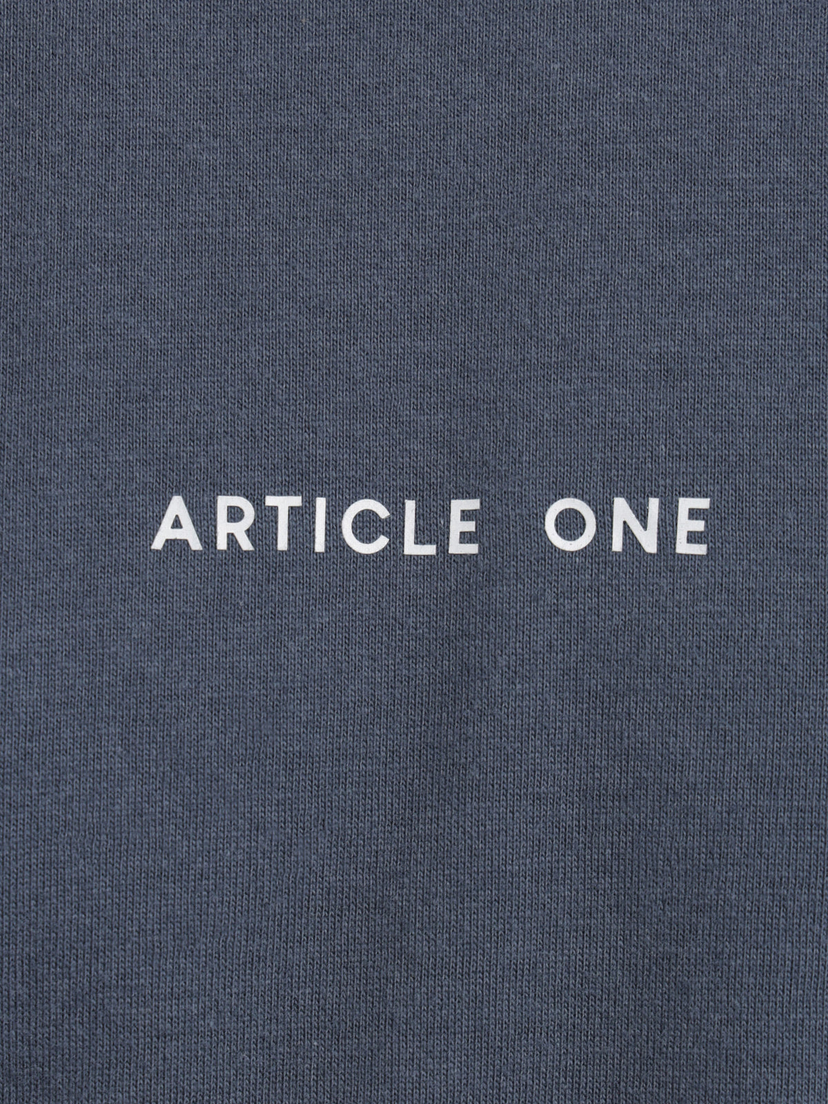 Article One Minimal Logo T-Shirt in Mineral Blue | Mineral Blue