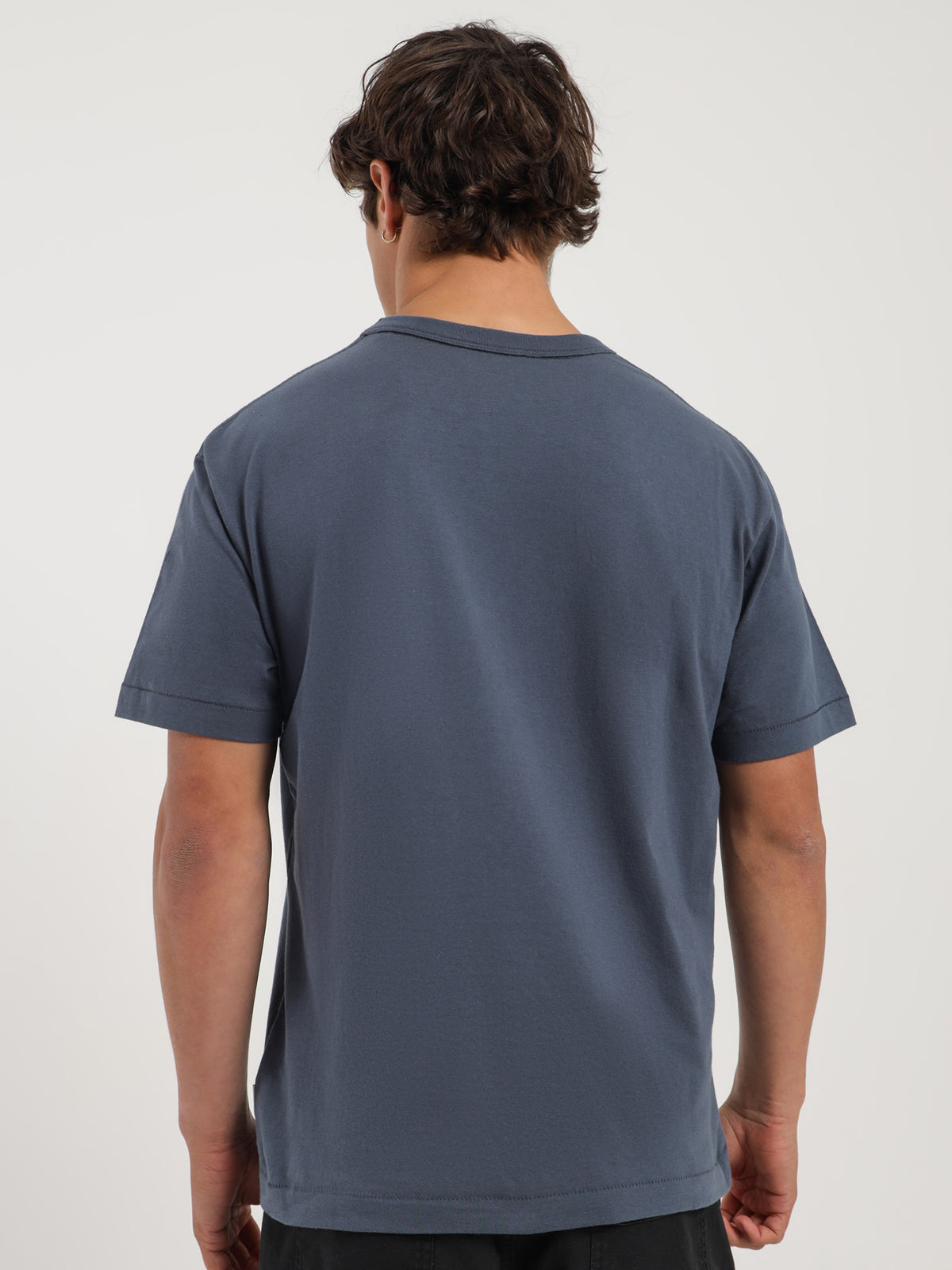 Article One Minimal Logo T-Shirt in Mineral Blue | Mineral Blue