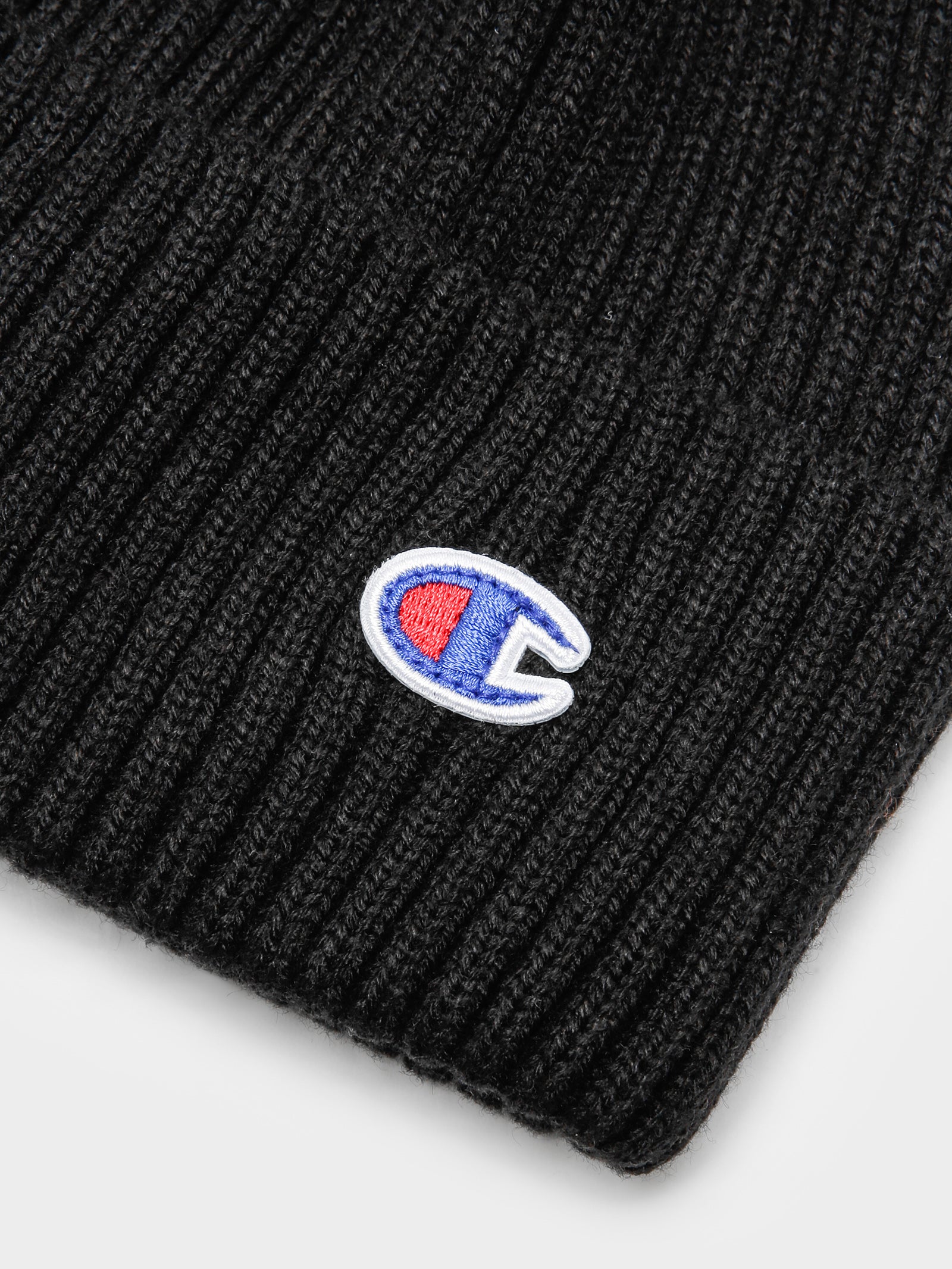 Small C Beanie in Black