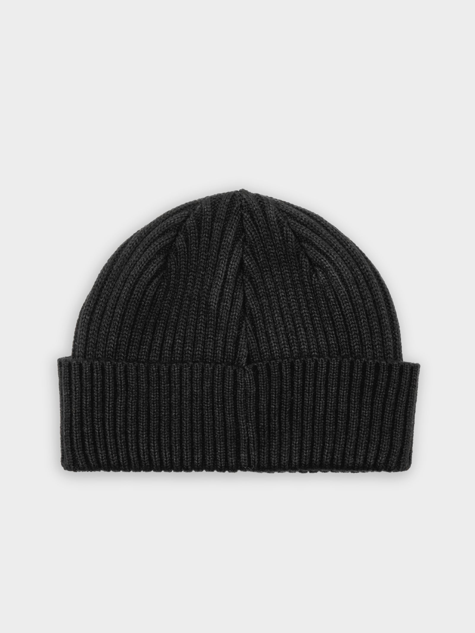 Short Rib Beanie in Black