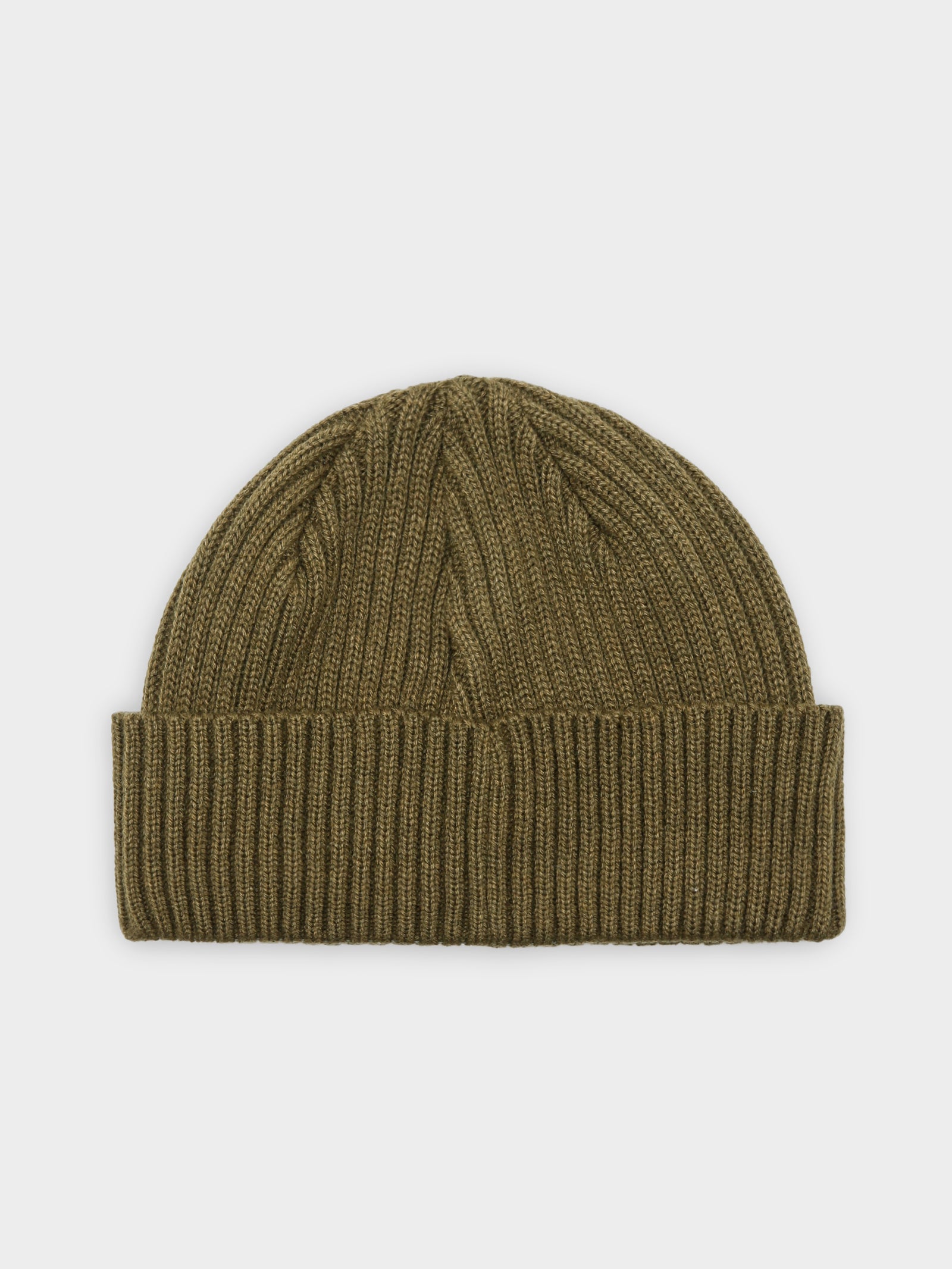 Short Rib Beanie in Green