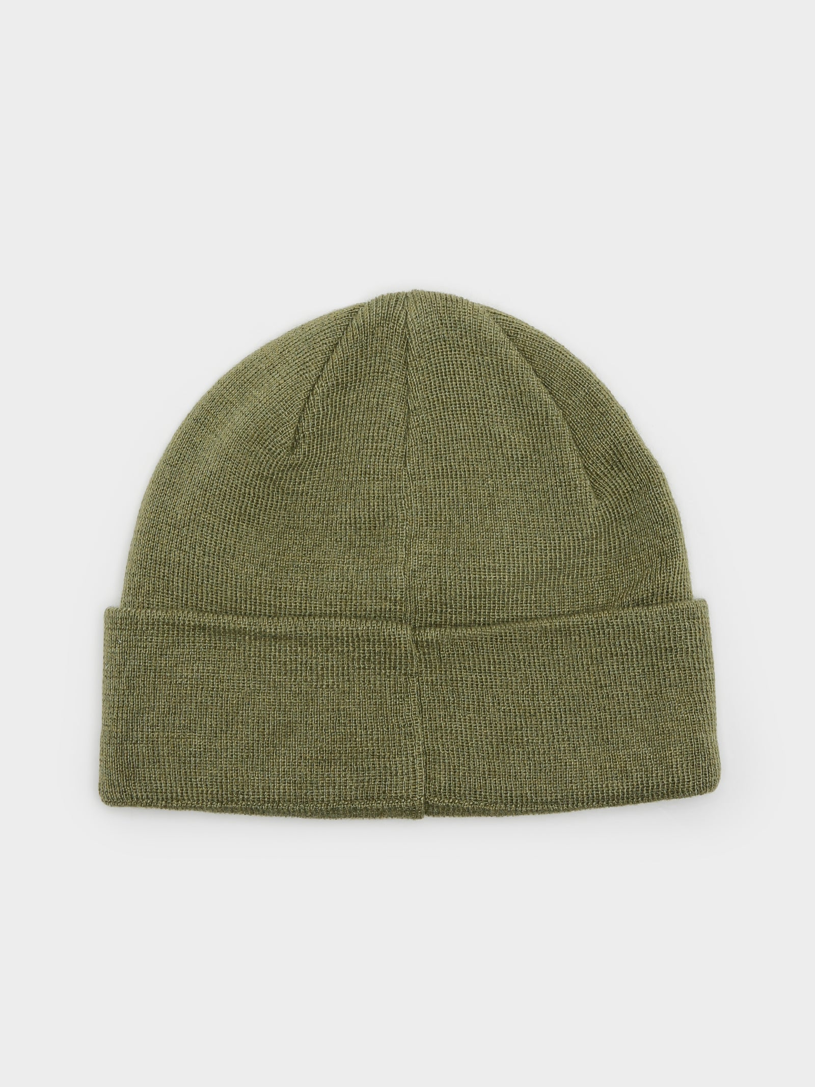 Script Beanie in Khaki Green