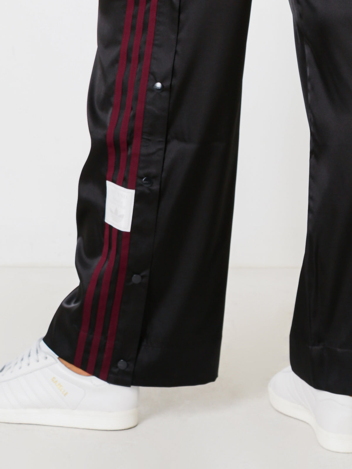 Adidas Adibreak Track Pants in Black Satin | Black