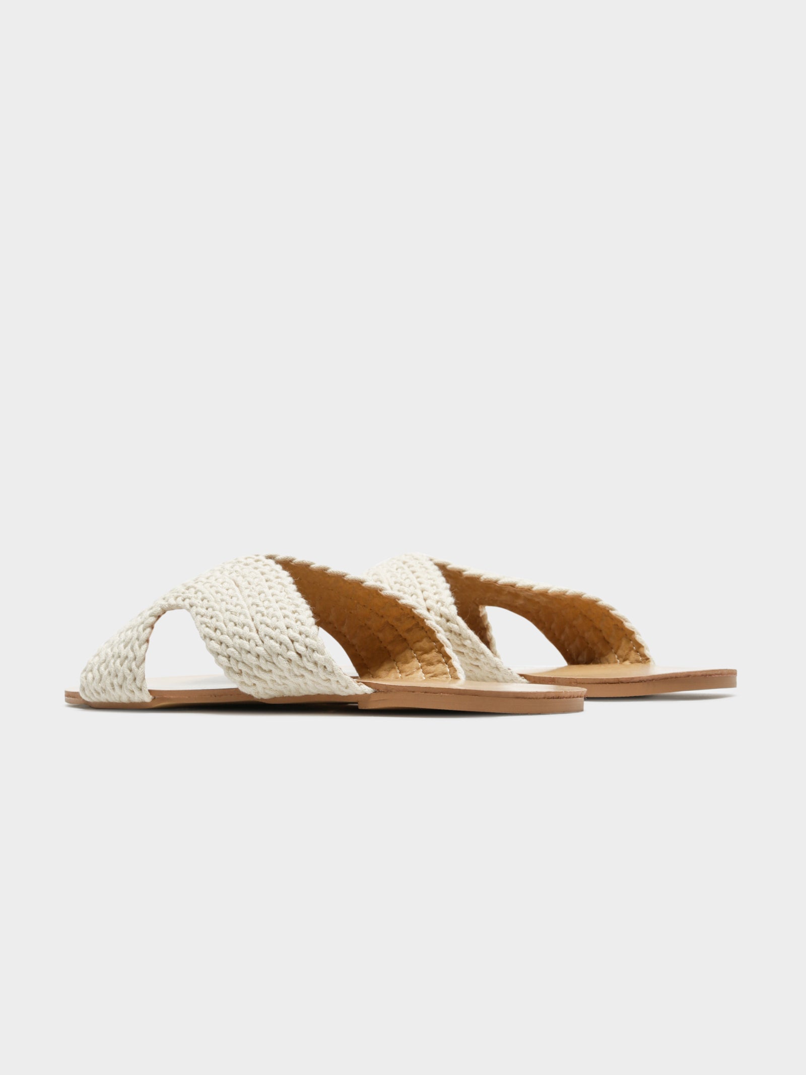 Astor Woven Slides in Natural