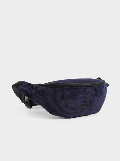 Graffiti Cord Waistbag in Blue Nights