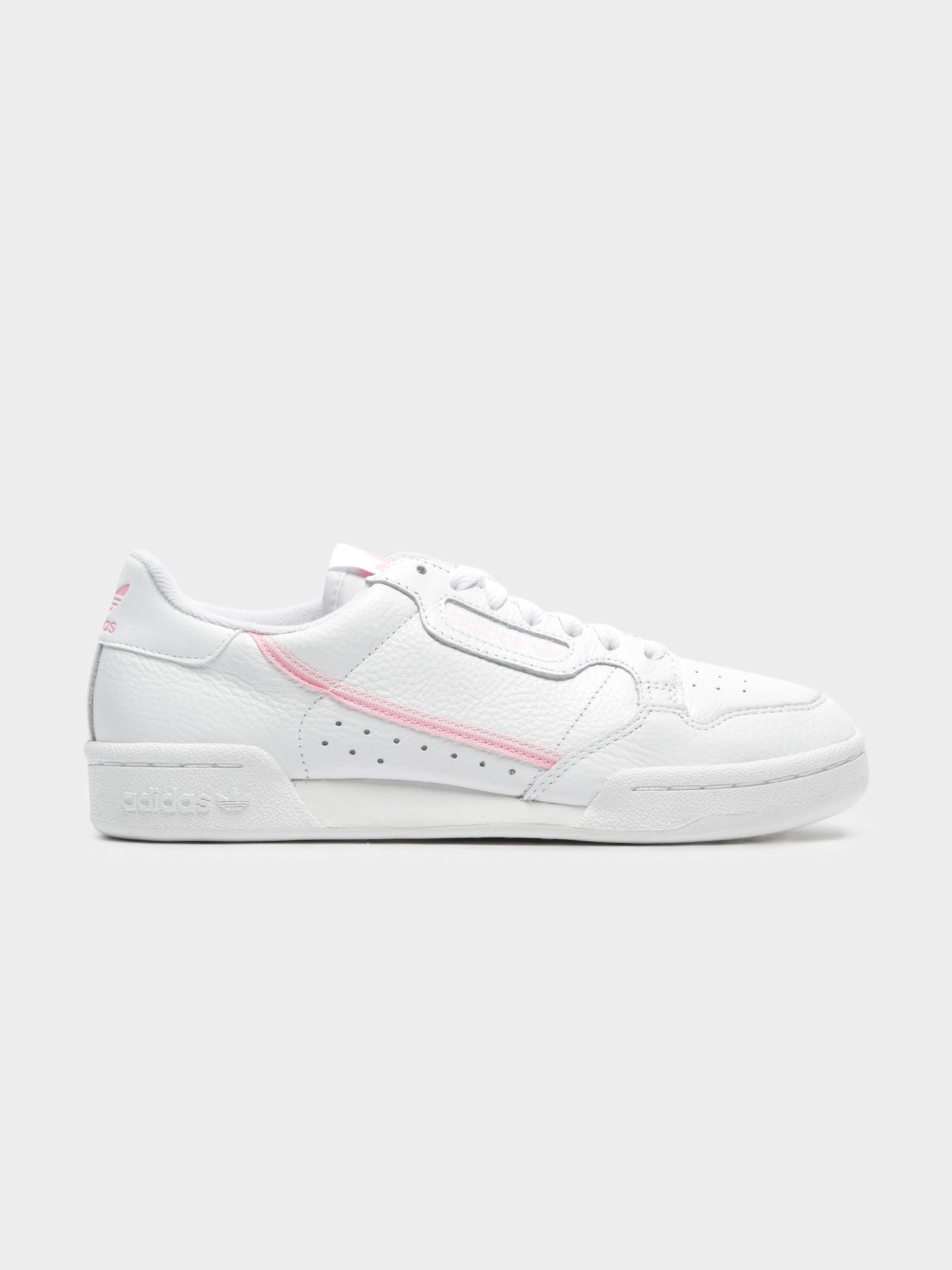 Adidas continental 80 white hot sale pink