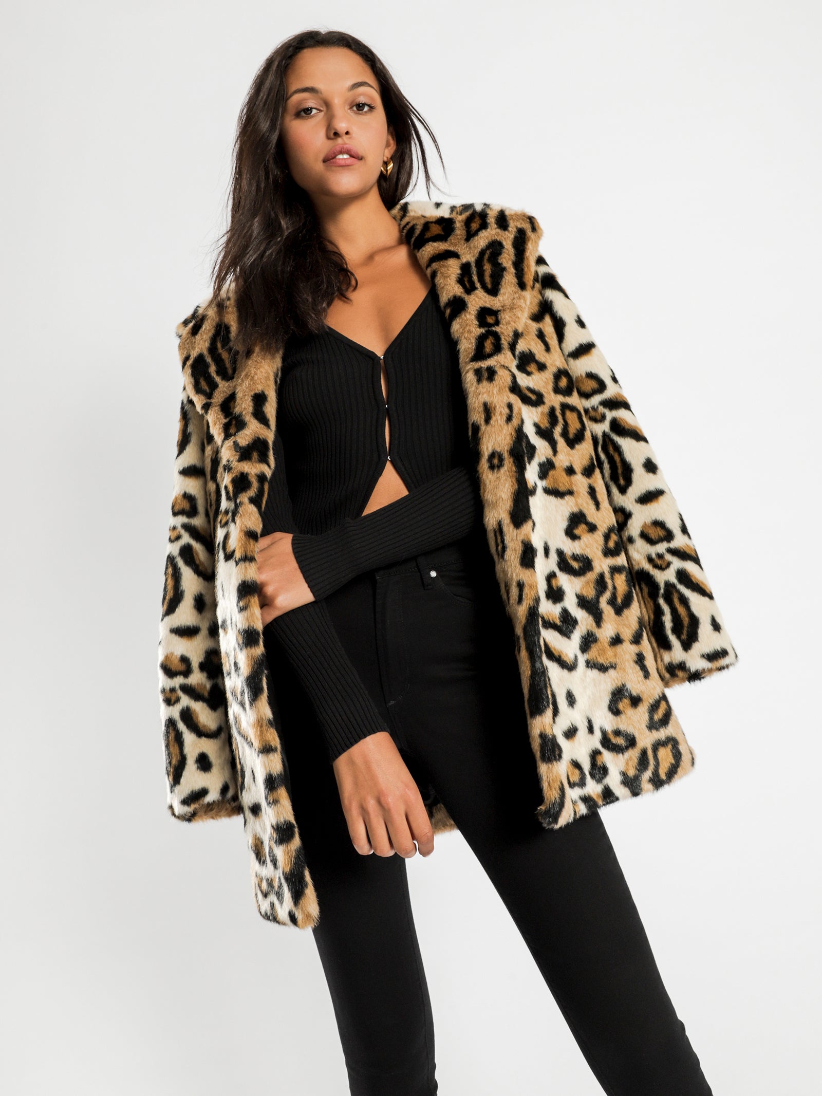 Missguided leopard 2024 print jacket