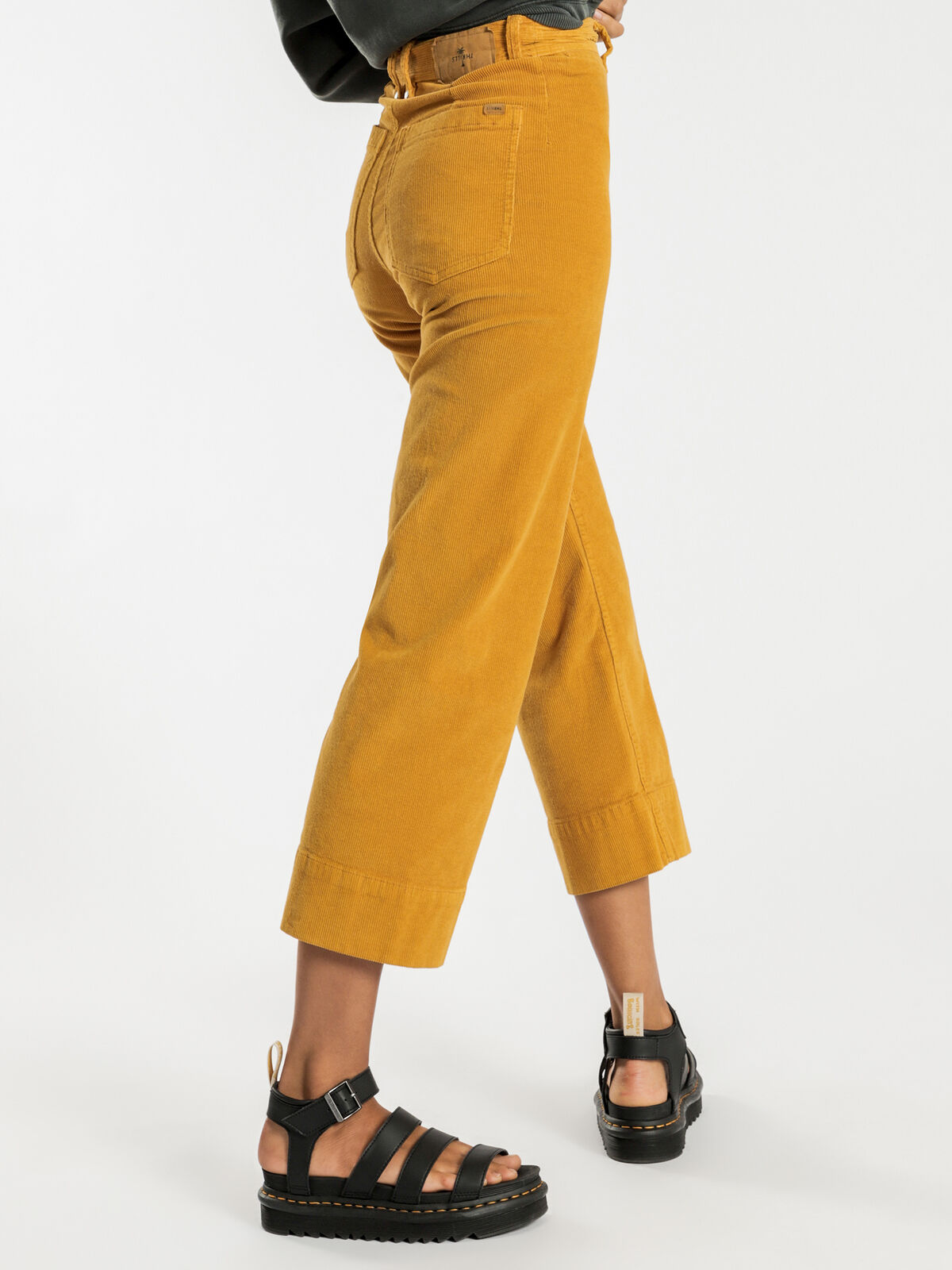 Belle Cord Pants in Sunlight Yellow