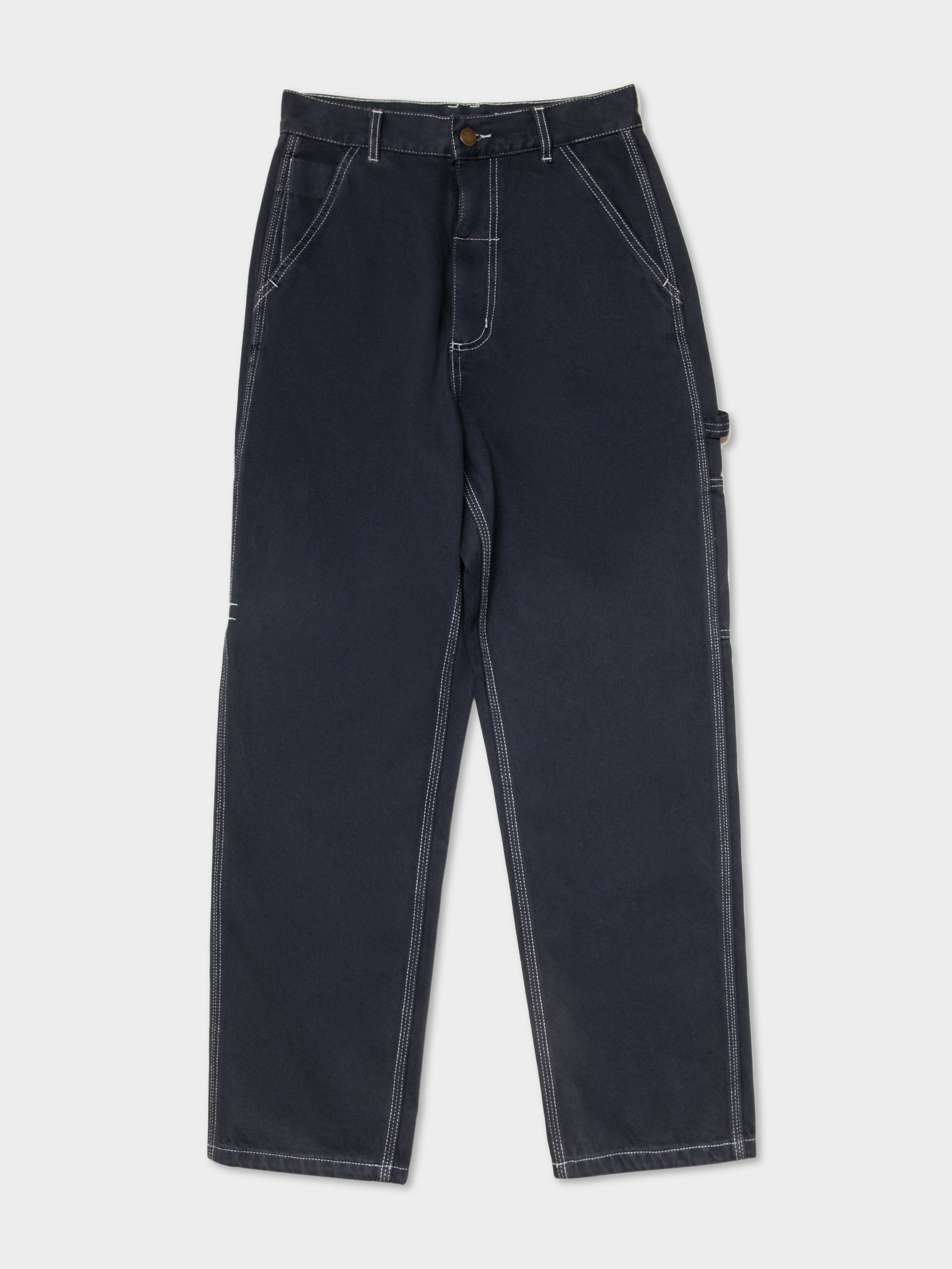 Carpenter Drill Pants in Washed Navy