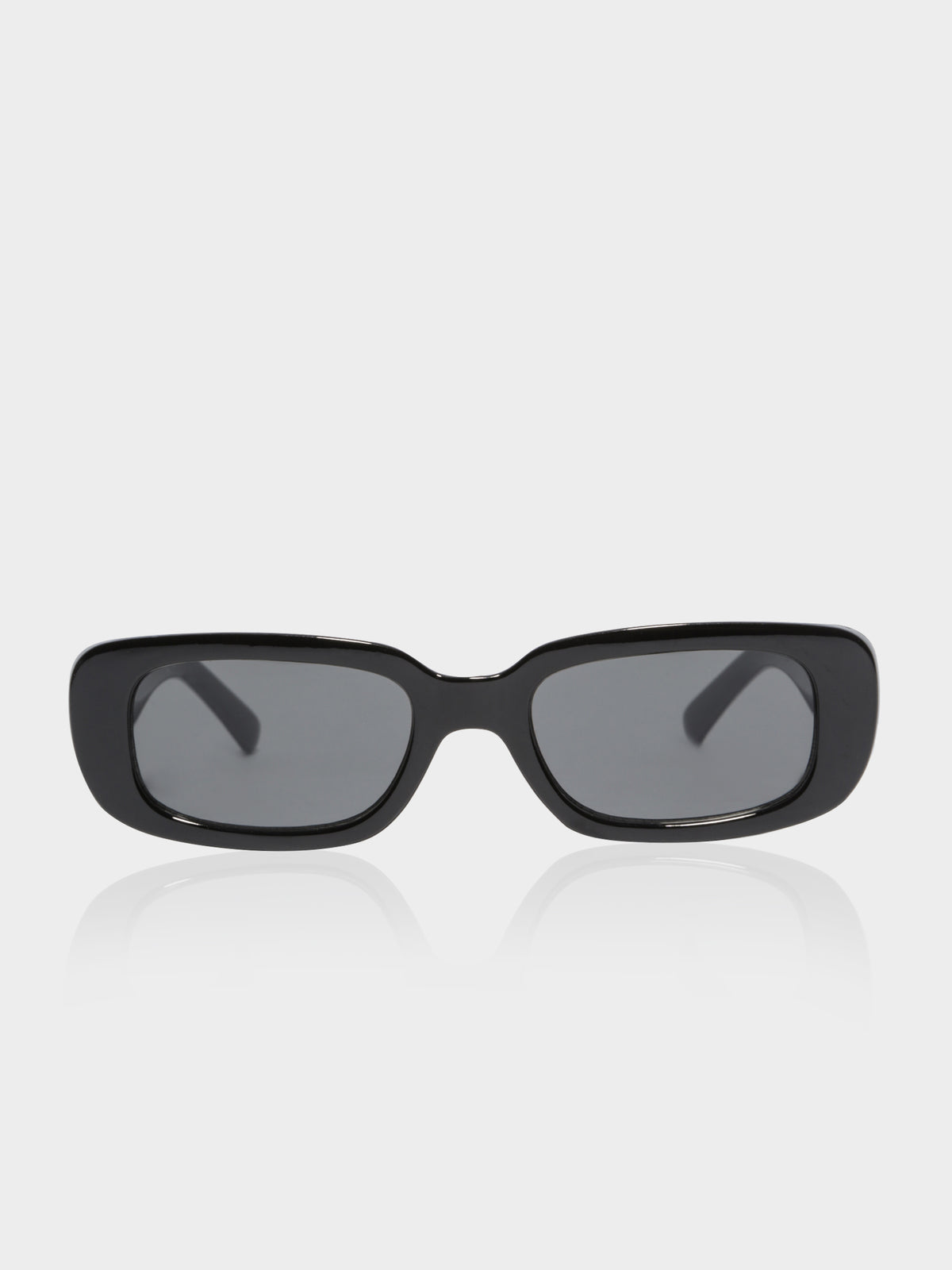 Reality Eyewear Xray Spex Rectangular Sunglasses in Jett Black | OSFA